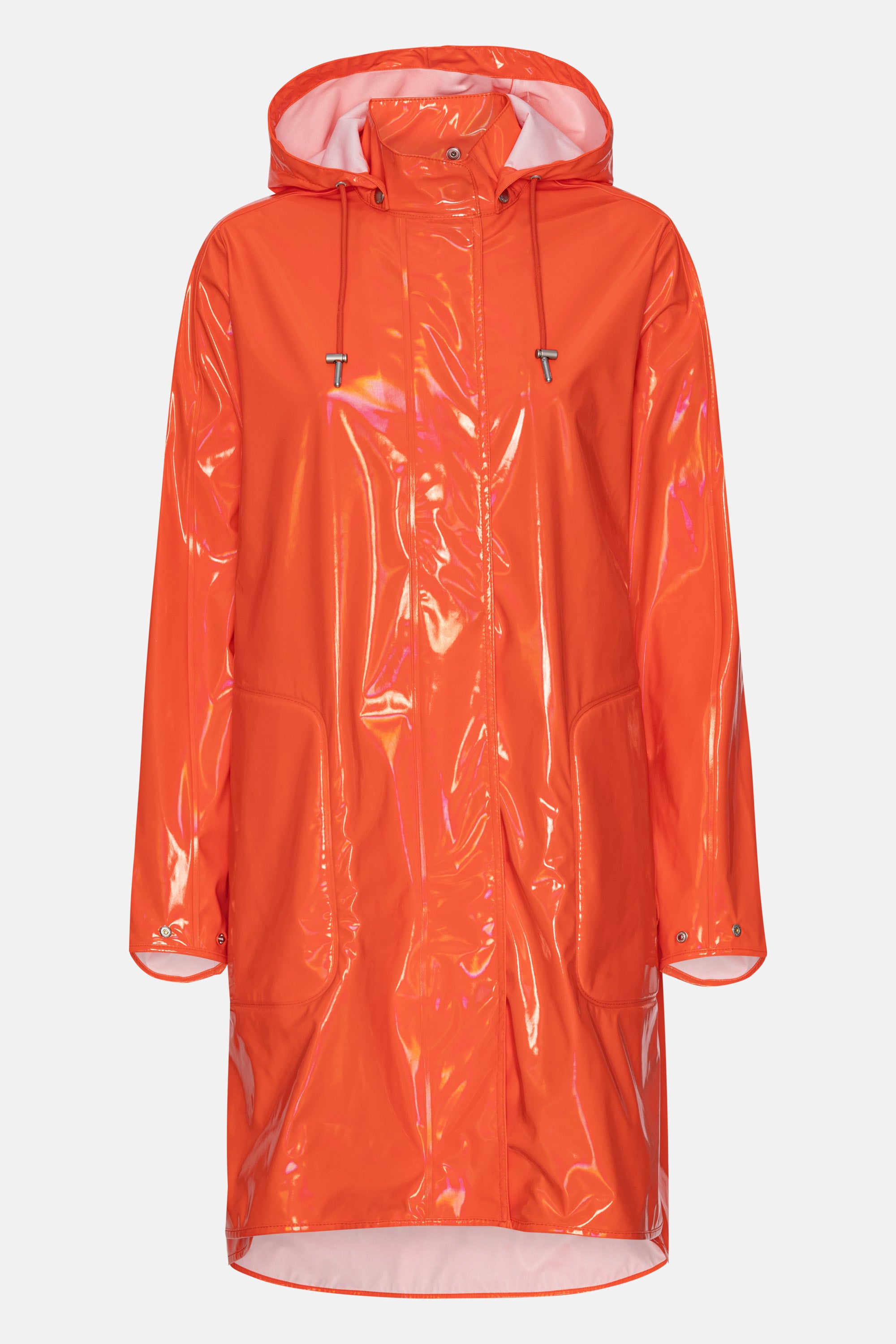 Ilse Jacobsen Hornbæk Rain Long Raincoat Raincoat 349 Hot Orange